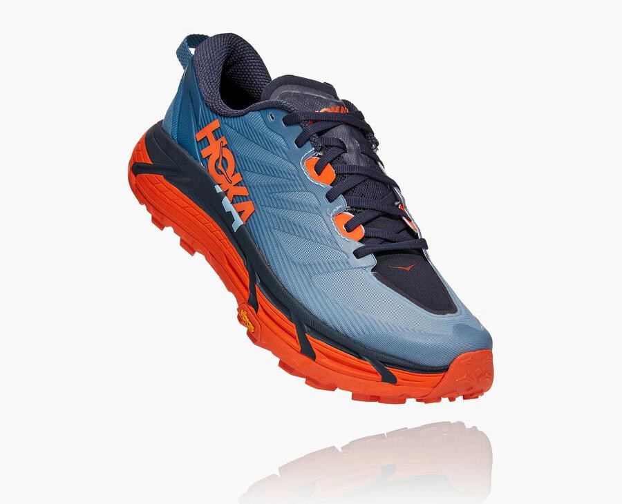 Zapatillas Trail Hoka One One Hombre - Mafate Speed 3 - Azules - ROA289673